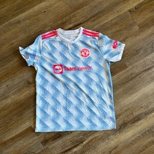 Soccer Blue and Red Shirt Jersey